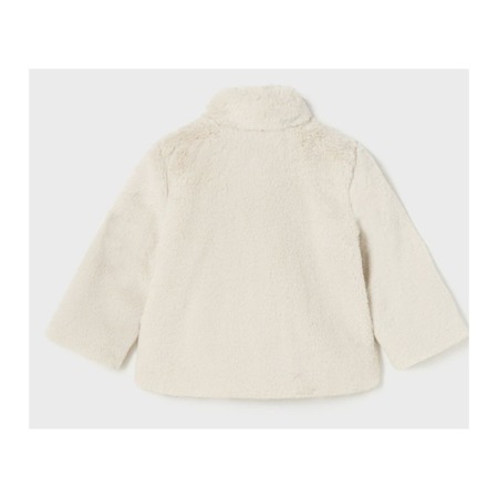Palton blanita guler inalt- Alb - Mayoral 36 luni (98 cm) [4]