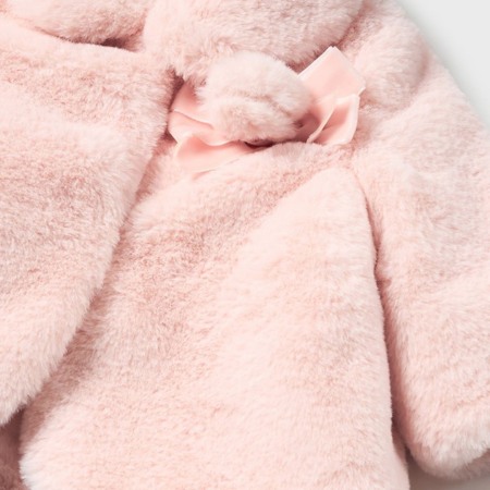 Palton blanita - Roz cu ciucure - Mayoral  2-4 luni (65 cm) [2]