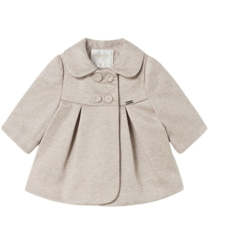 Haine  Incaltaminte Accesorii - Palton elegant stofa - Bej - Mayoral  18 luni (86 cm)