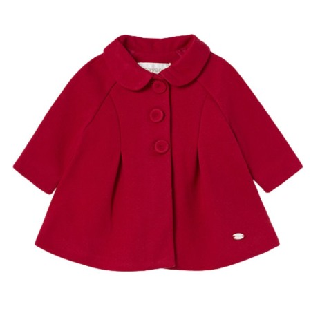 Haine  Incaltaminte Accesorii - Palton stofa - Rosu - Mayoral  1-2 luni