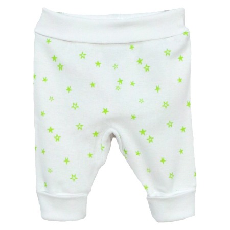 Haine  Incaltaminte Accesorii - Pantaloni cu mansete Stele verzi 6 luni