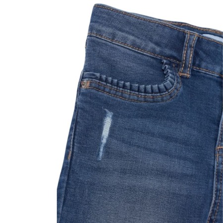 Pantaloni denim skinny fit pentru fetita 8 ani [2]