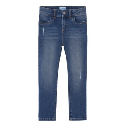 Pantaloni denim skinny fit pentru fetita 8 ani [1]