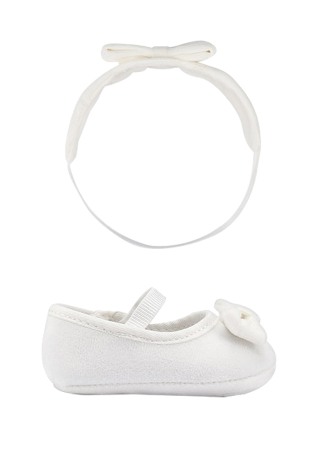 Pantofi catifea + Bentita - Alb - Mayoral  18 [1]