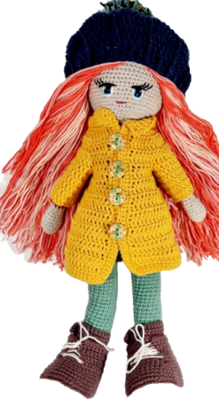 Jucarii Jocuri Activitati - Papusa crosetata manual - Daria - Maimutzeria Tiarra