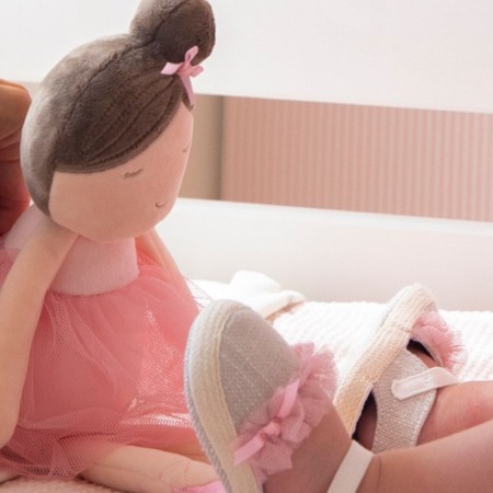 Jucarii Jocuri Activitati - Papusa de plus Rosa baby