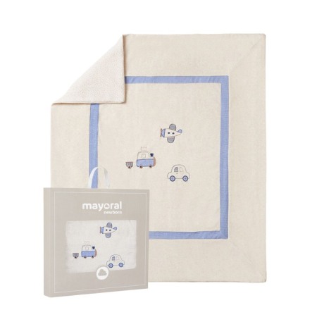 Textile - Paturica bebe - Masini/avioane