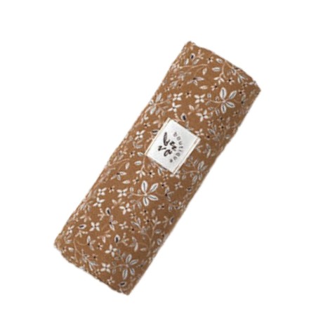 Textile - Paturica muselina Caramel Flowers 120x 120 cm - Buva