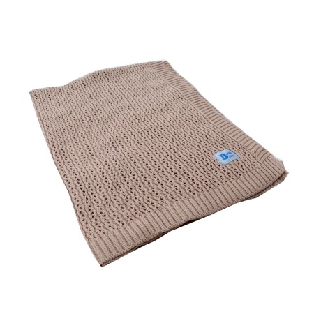 Textile - Paturica tricotata - Maro - BalticBebe