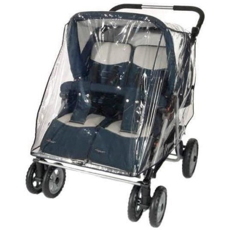 Protectii copii pentru carucior - Pelerina de ploaie pentru carucioare de gemeni REER 71584