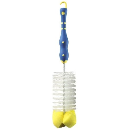 Biberoane si accesorii - Perie pentru biberoane cu maner antialunecare, 0+ luni, nip 37010