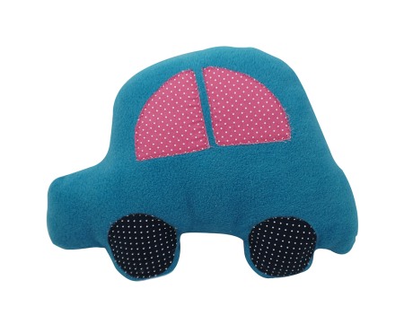 Perne - Perna decorativa - Masinuta pufoasa - roz