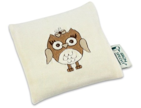 Perne anticolici - Pernuta termica anticolici BIO cu seminte de in - Bufnita - Grunspecht