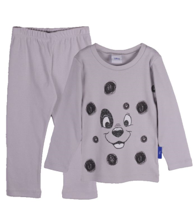 Haine  Incaltaminte Accesorii - Pijama cu maneca lunga impimeu Dalmatian stilizat 5 ani