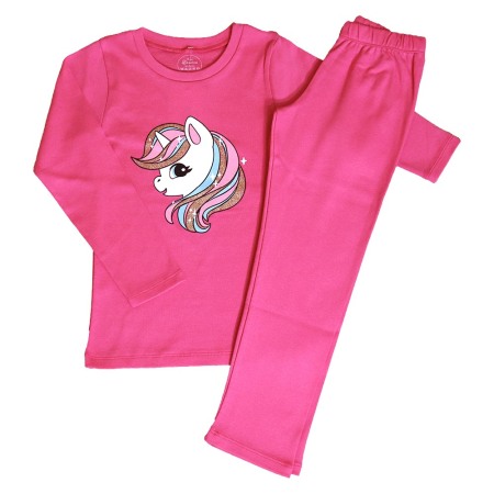Haine  Incaltaminte Accesorii - Pijama cu maneca lunga - Unicorn 3 ani