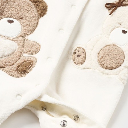 Pijama plusata Ursi bumbac sustenabil nou-nascut - Mayoral   4-6 luni (70 cm) [4]