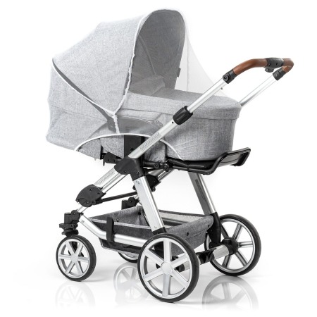 Protectii copii pentru carucior - Plasa de insecte pentru carucior bebelusi, protectie tantari, 0+ luni, alba, Reer BiteSafe white 87030