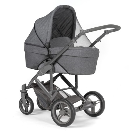 Protectii copii pentru carucior - Plasa de insecte pentru carucior bebelusi, protectie tantari, 0+ luni, neagra, Reer BiteSafe black 87021