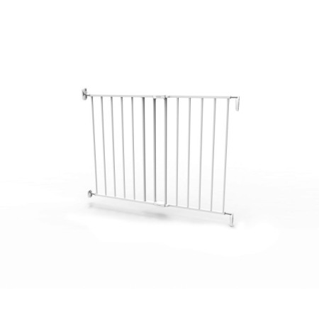 Porti si tarcuri de siguranta - Poarta de siguranta extensibila Noma, 62–102 cm, metal alb, N93361