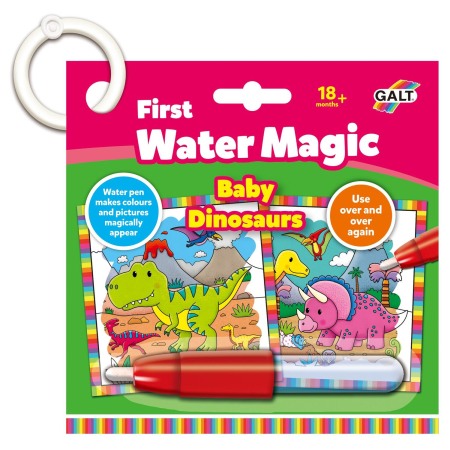 Desen si pictura - Prima mea carticica Water Magic - Micutii dinozauri