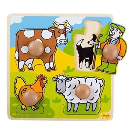 Jucarii Jocuri Activitati - Primul meu puzzle - 4 animale domestice