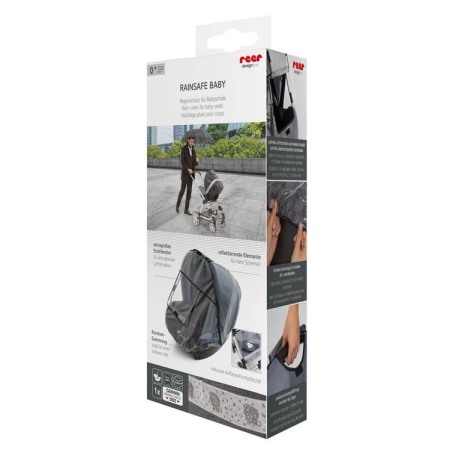 Protectii copii pentru carucior - Protectie de ploaie pentru scoica RainSafe Baby REER 84051