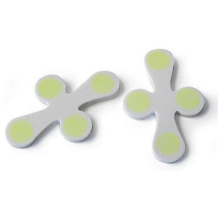 Protectii copii pentru casa - Protectie din poliuretan pentru colturi fosforescenta REER 8398B