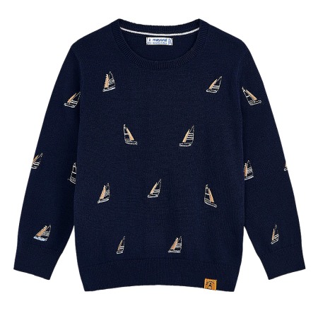 Haine  Incaltaminte Accesorii - Pulover cu broderie - barcute