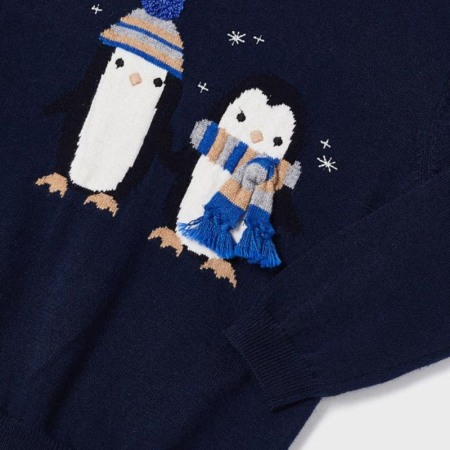 Pulover cu broderie - barcute - Mayoral 18 luni [1]