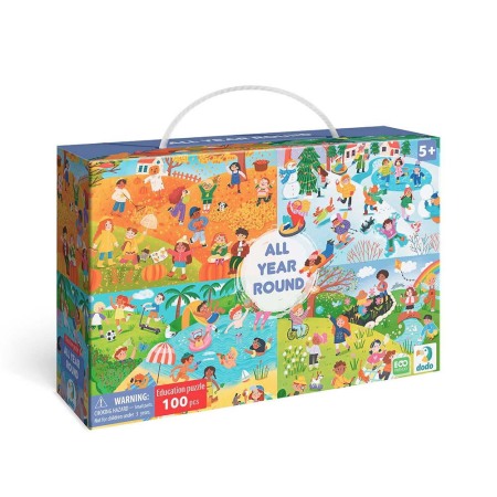 Puzzle - Puzzle - Anotimpurile (100 piese)