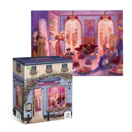 Puzzle - Puzzle - Atelierul de moda (300 piese)