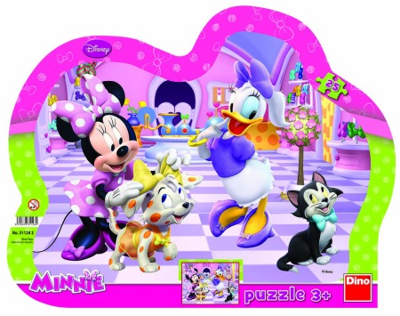 Jucarii Jocuri Activitati - Puzzle cu rama - Minnie si Daisy (25 piese)