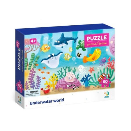 Jucarii Jocuri Activitati - Puzzle - Distractie cu animalute marine ( 60 piese)
