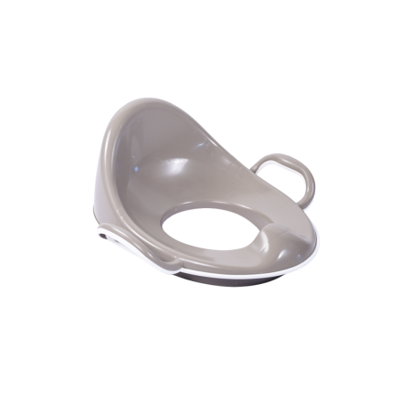 Ingrijire si igiena - Reductor toaleta antiderapant cu spatar - Gri