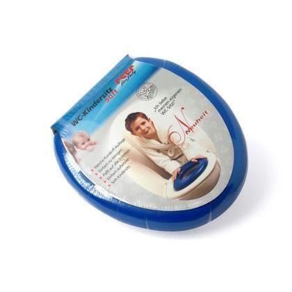 Protectii copii pentru casa - Reductor toaleta buretat albastru REER 4811.1