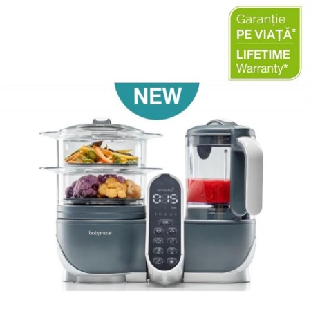 Mixer blender robot - Robot multifunctional 5in1 - Nutribaby (+) Industrial Grey