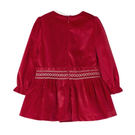 Rochie catifea fagure de miere - Mayoral 2 ani [2]
