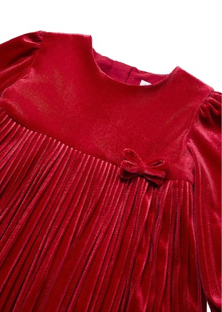 Rochie catifea pliuri - Mayoral 3 ani [2]