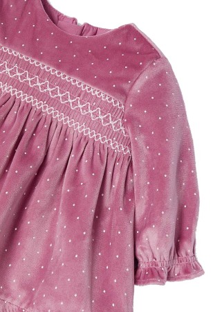 Rochie catifea - Roz - Mayoral 12 luni [2]