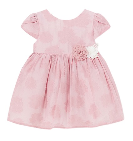 Rochii - Rochie ceremonie devoré - roz