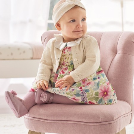 Rochii - Rochie ceremonie jacard - Mikado -  Mayoral 6-9 luni (75 cm)