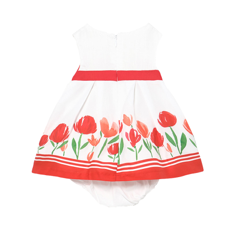 Rochie + chilotel cu imprimeu - Lalele - Mayoral 6-9 luni [1]