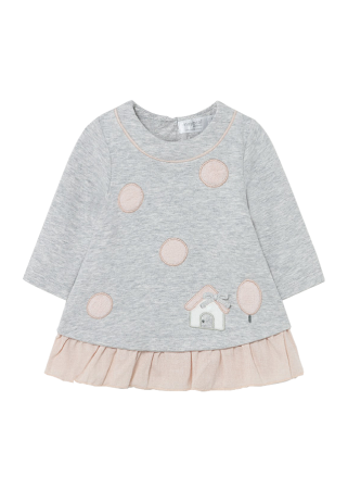 Haine  Incaltaminte Accesorii - Rochie cu aplicatie - Casuta - Mayoral   4-6 luni