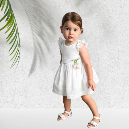 Noua colectie Mayoral - Rochie cu broderie - Mayoral
