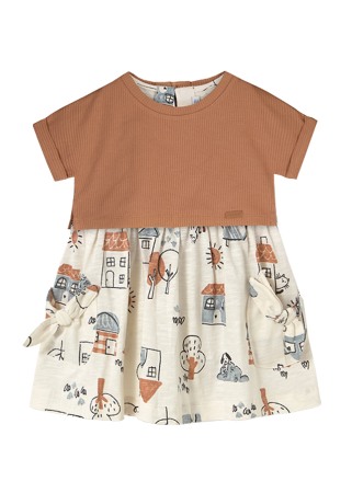 Rochii - Rochie cu top - imprimeu - Mayoral 4 ani