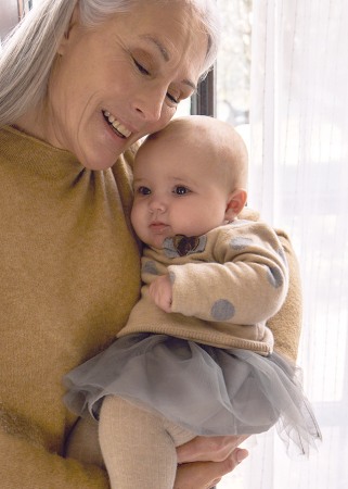 Rochii - Rochie cu tul si pulover - bej / gri - Mayoral