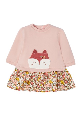 Rochii - Rochie de plus ECOFRIENDS - Pisicuta - Mayoral 2-4 luni