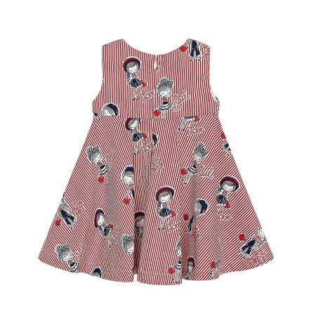 Rochie desene - Papusi - Rosu [1]