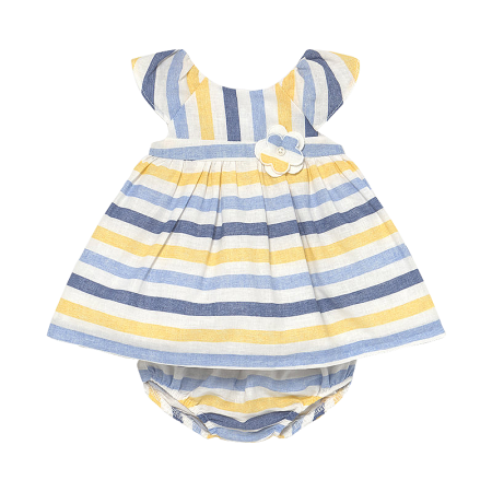 Haine  Incaltaminte Accesorii - Rochie dungi + chilotei - Mayoral 6-9 luni