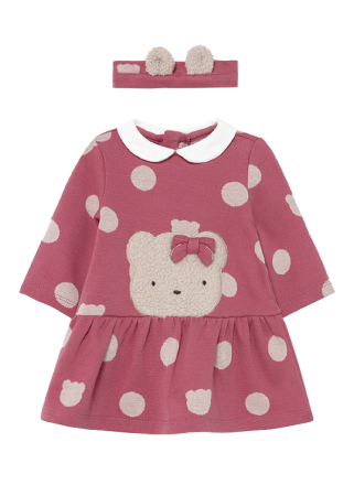 Haine  Incaltaminte Accesorii - Rochie ECOFRIENDS cu buline + bentita - Mayoral  18 luni